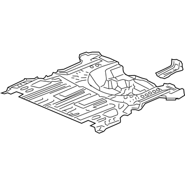 2006 Honda Element Floor Pan - 04655-SCV-A02ZZ