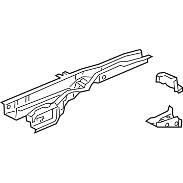 Honda 65660-SCV-A03ZZ Frame, L. RR. Floor