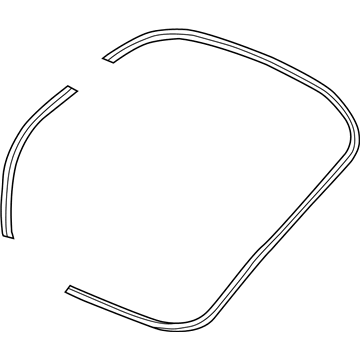 Honda 74440-TGG-A01 Weatherstrip, Tailgate