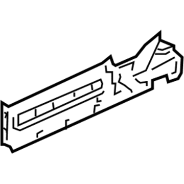 Honda 64151-SHJ-A00ZZ Reinforcement, R. Inside Sill