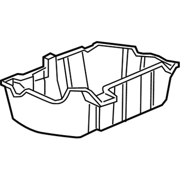 Honda 74627-TLB-A00 Cover, RR. Middle Floor (Lower)