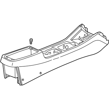 Honda 83401-S84-A01ZG Console, Center *NH284L* (LIGHT QUARTZ GRAY)