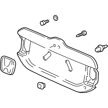 Honda Pilot License Plate - 74890-S9V-A00ZN