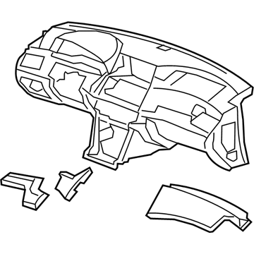 Honda Crosstour Instrument Panel - 77100-TA5-A01ZA