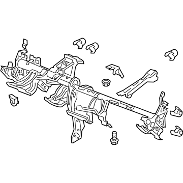 Honda 61310-TGG-315ZZ BEAM, STEERING HANGER