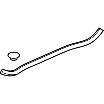 Honda 72326-THR-A01 Weatherstrip, FR. Door (Lower)