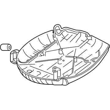 Honda 74620-TP7-A00 Carrier Assy., Spare Tire