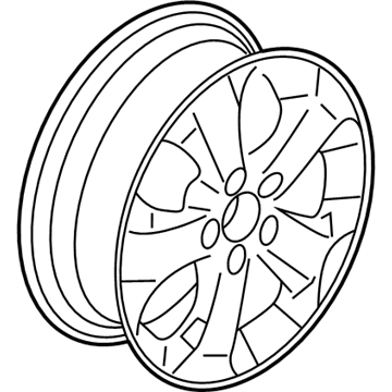 2015 Honda Crosstour Rims - 42700-TP6-A71