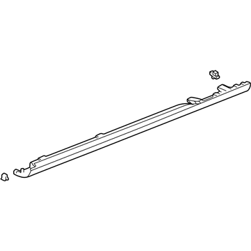 Honda 71800-S82-A10ZC Garnish Assy., R. Side Sill *NH578* (TAFFETA WHITE)