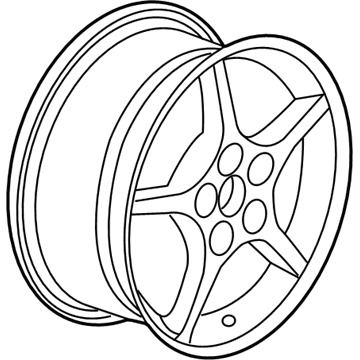 Honda 42800-T3V-A90 Wheel Assembly, Aluminum (17X7) (1/2J) (Washi Mayer)