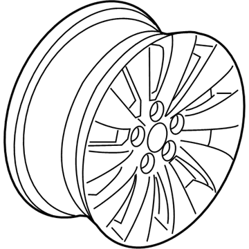 2017 Honda Accord Rims - 42700-T2A-L73