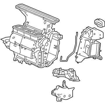 Honda 79104-T2F-A41 Heater Unit Sub A