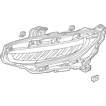 2020 Honda Civic Headlight - 33100-TEG-A23