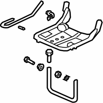 Honda 82136-TF0-J01 Frame, R. RR. Seat Cushion