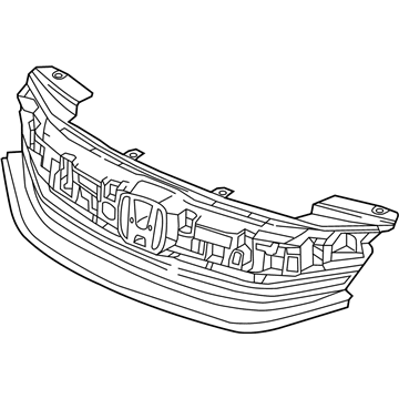 Honda 71121-T2F-A51 Base, Front Grille