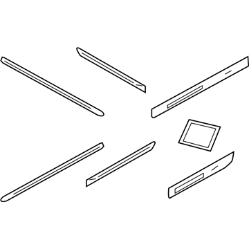 Honda 08P05-TA0-122 MOLDING *NH603P*