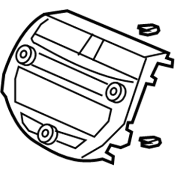 Honda 77250-TA0-A23ZS Panel Assy., Center (Typea)