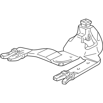 Honda 83331-S10-A01 Duct, RR. Heater