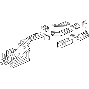 Honda 65610-TRV-305ZZ Frame R, RR.