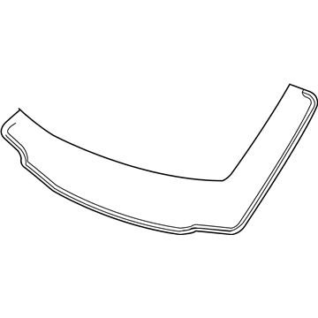 Honda 73126-TA0-000 Rubber A, FR. Windshield Dam