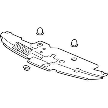 Honda 71106-T3V-A10 Duct, FR. Bumper Air (Upper)