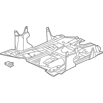 Honda 74110-TBC-A00 Cover Assembly, Engine Under