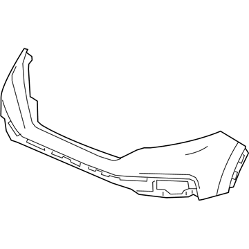 Honda 04711-TLA-A50ZZ W-Face, Front-Bumper