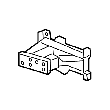 Honda 71160-TLA-A00 Extension, L. FR. Bumper Beam