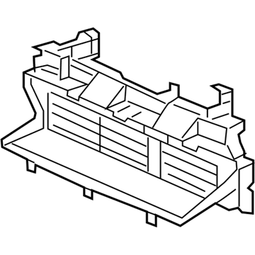 Honda 71300-TLA-A51 GRILLE, AIR SHUTTER