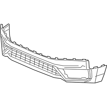 71102TGGA50 New Bumper Face Bar Grilles Front Fit For Honda