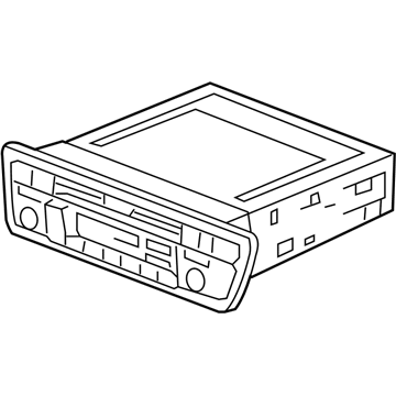 Honda 39100-S5T-A00ZB Tuner Assy., Auto Radio (30Wx4) *NH442L* (Alpine) (FLAT ALUMINUM)