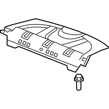 Honda 84505-SNF-A01ZB Tray, RR. *YR327L* (PEARL IVORY)