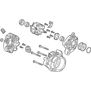 Honda 31100-5BA-A01RM Alternator (Reman) (Core Id 104211-3910) (Denso)