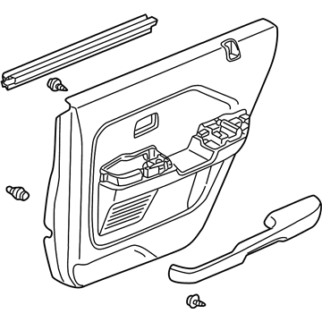 2006 Honda Pilot Door Trim Panel - 83750-S9V-A31ZA