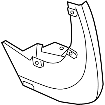 Honda 75830-TG7-C01 Splash Guard, Left Rear