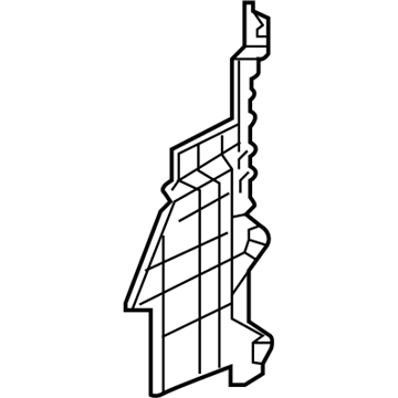 Honda 71114-SZA-A00 Guide, R. Air (Upper)