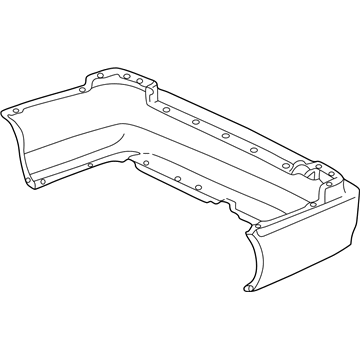 Honda 04715-S84-A91ZZ Face, Rear Bumper (Dot)