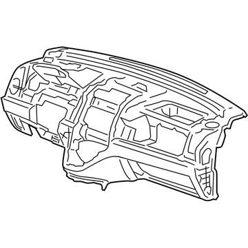 Honda 77100-SWA-A12ZA Panel, Instrument *NH598L* (ATLAS GRAY)