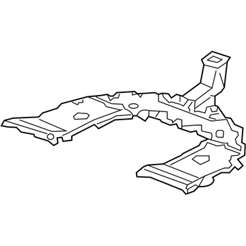 Honda 83331-S3V-A00 Duct, RR. Heater