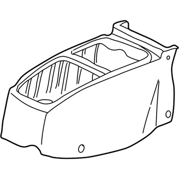 Honda 83411-S3Y-000ZB Base, Console *YR233L* (TITANIUM)