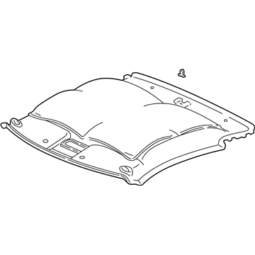 Honda 83200-S3Y-902ZB Lining Assy., Roof *YR233L* (TITANIUM)