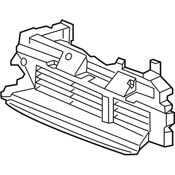 Honda 71300-TNY-G01 GRILLE ASSY., AIR SHUTTER (UPPER)