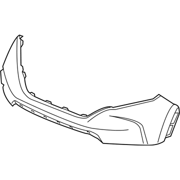 Honda 04711-TLA-A00ZZ Face, Front Bumper