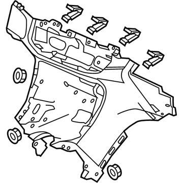 Honda 77290-T2F-A01ZA Cover Ass*YR449L*