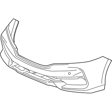 Honda 71101-T3L-A50ZZ Face, Front Bumper