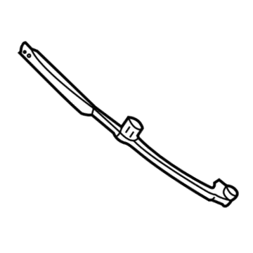 Honda 72270-SJC-A01 Sash, L. FR. Door (Lower) (FR)