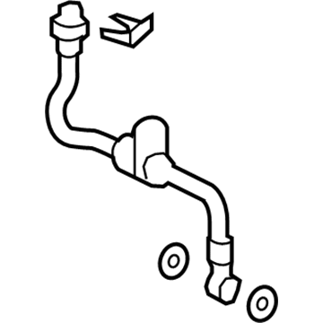 Honda 01465-TZ5-A01 Hose Set, Left Front Brake