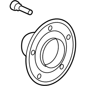 Honda 44600-TG7-A00 Hub Assembly, Front