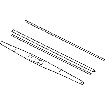 Honda 76730-TZ5-A01 Blade, Windshield Wiper (350MM)