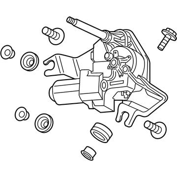 Honda 76700-TG7-A01 Wiper Motor Assembly